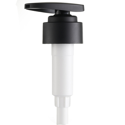 Matte Black Portable Spiral Lock Lotion Distribution Pump For Shampoo