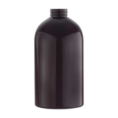 Dark Purple Large Capacity Plastic Lotion Bottle PET PCR PP Material