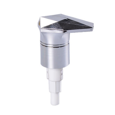 Aluminium Coating Plastic Lotion Dispenser Pump With Special Head