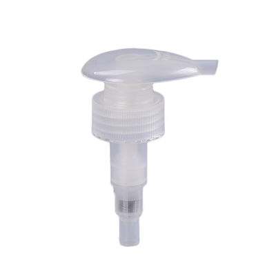 Leak Proof Cosmetic Lotion Pump , Ribbed Closure Plastic Soap Pump