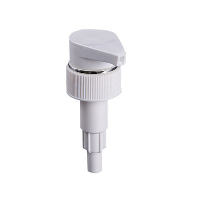 Ribbed Closure White Soap Dispenser Pump , 33mm Soap Bottle Replacement Pump