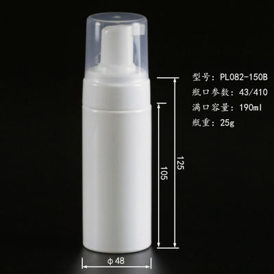 PET 150ml Empty Plastic Bottles , Recyclable Empty Plastic Soap Dispenser Bottles