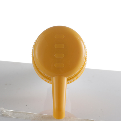 Acrylic Acid Yellow Lotion Dispenser Pump 4.5g Dosage For Body Milk