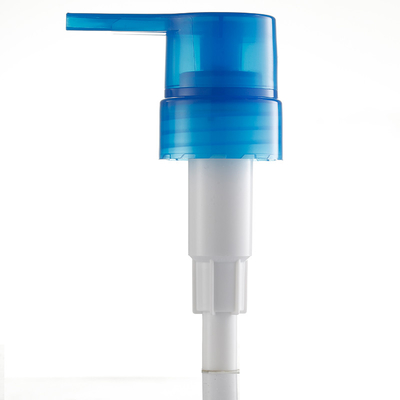 Customized Blue Plastic Cosmetic Lotion Pump For Bottle 33mm