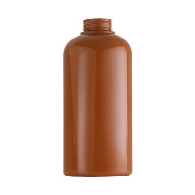 Ginger Yellow Glossy Round Plastic Bottle/Packing Bottle/Bottle Mouth 32mm