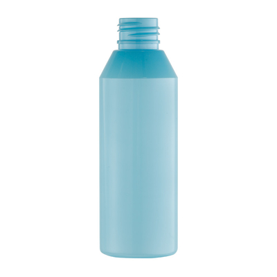 120ml Shampoo Squeeze Bottle Light Blue Custom Body Milk Lotion Pump HDPE Plastic Cosmetic Soft Touch Feeling