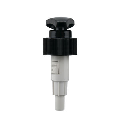 Screw Lock Lotion Pump Dispenser , 4.4cc Black Soap Dispenser Pump