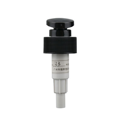 Screw Lock Lotion Pump Dispenser , 4.4cc Black Soap Dispenser Pump