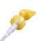 Yellow Clip Plastic Lotion Dispenser Pump Double Wall With Special Pump Head
