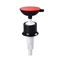 Red 28/410 Plastic Lotion Dispenser Pump For Shower Gel Bottles
