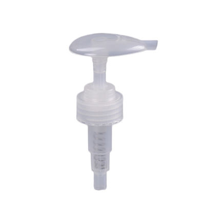 Leak Proof Cosmetic Lotion Pump , Ribbed Closure Plastic Soap Pump