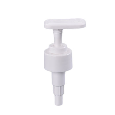 28mm PP Rectangular Head Plastic Lotion Pump For Body Milk Products