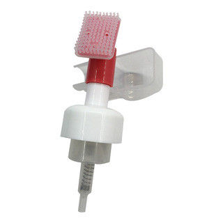Non Mess PP 43/410 Liquid Soap Foam Pump With Brush