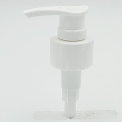 28/24 Press Cosmetic Lotion Pump Flat Mouth Plastic Pump Head