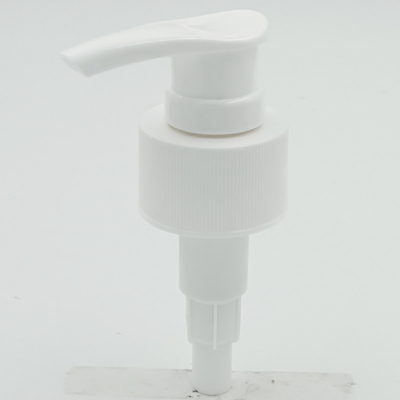 28/24 Press Cosmetic Lotion Pump Flat Mouth Plastic Pump Head