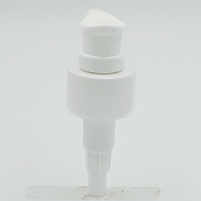 28/24 Press Cosmetic Lotion Pump Flat Mouth Plastic Pump Head