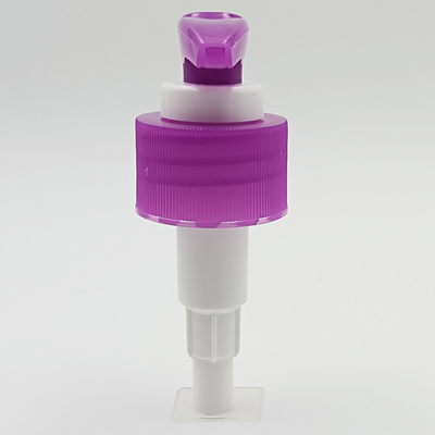 28/410 Purple Rotatable Plastic Lotion Pump For Hair Washing